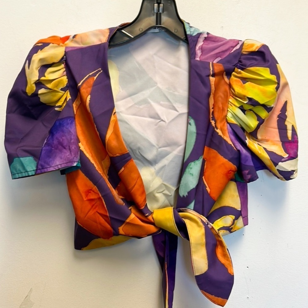 Na-Kd tropical wrap shirt